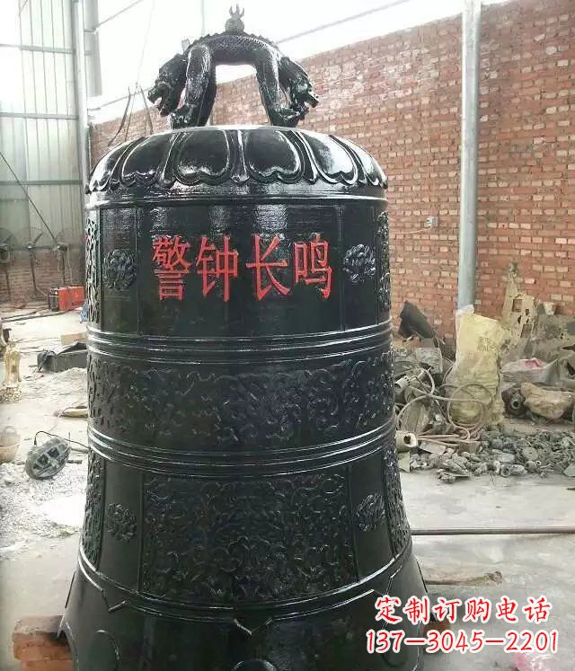 湖州寺庙铸铜钟铜雕 (4)