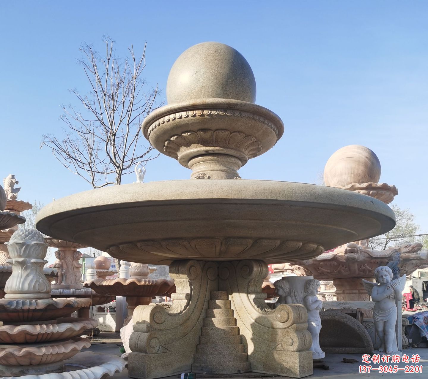湖州松香玉大理石风水球