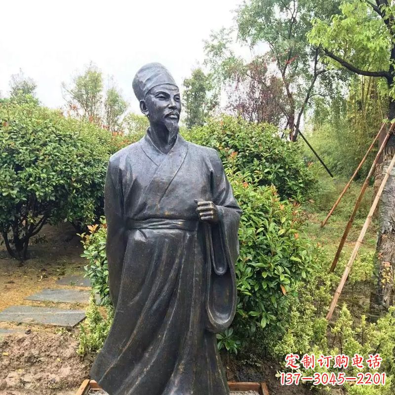 湖州苏东坡铸铜历史文化名人雕像