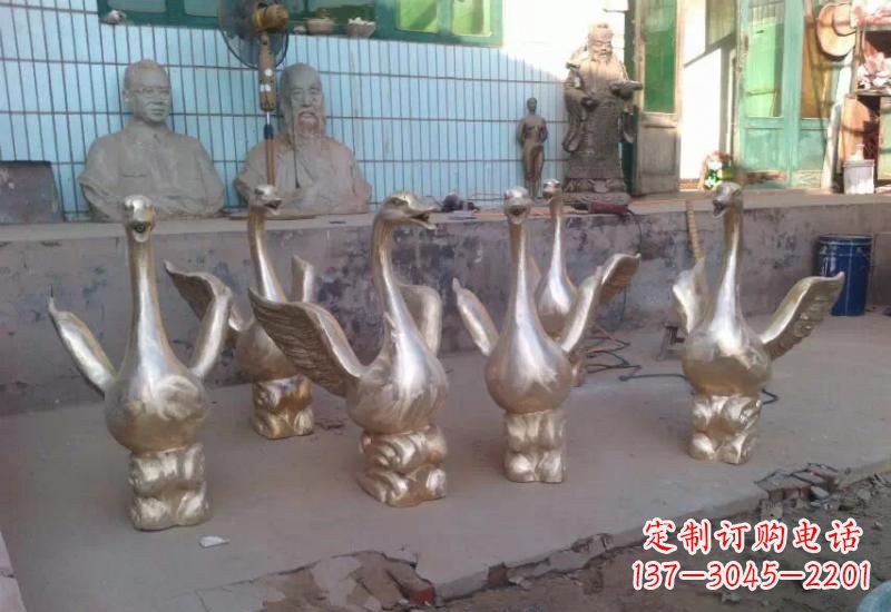 湖州天鹅喷泉雕塑