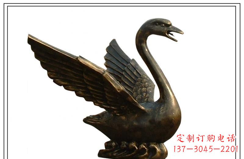 湖州天鹅喷泉铜雕