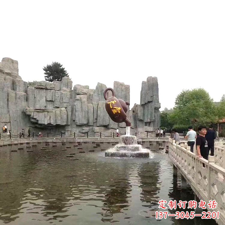 湖州天壶流水喷泉