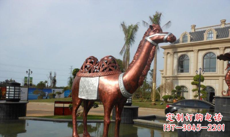 湖州铜雕抽象骆驼