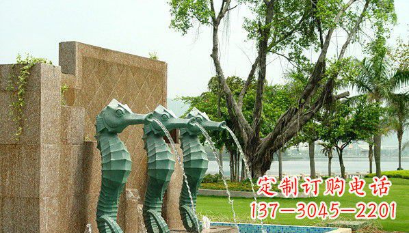 湖州铜雕海马雕塑