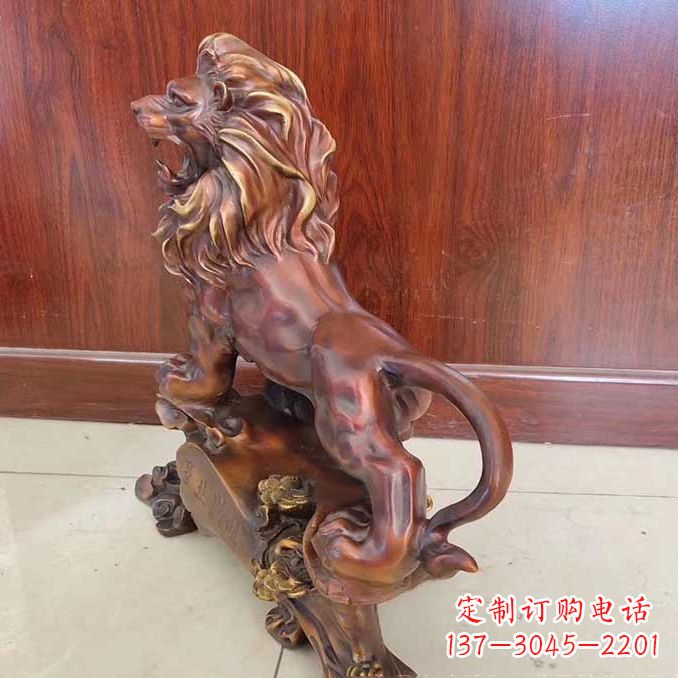 湖州铜雕狮子动物雕塑摆件