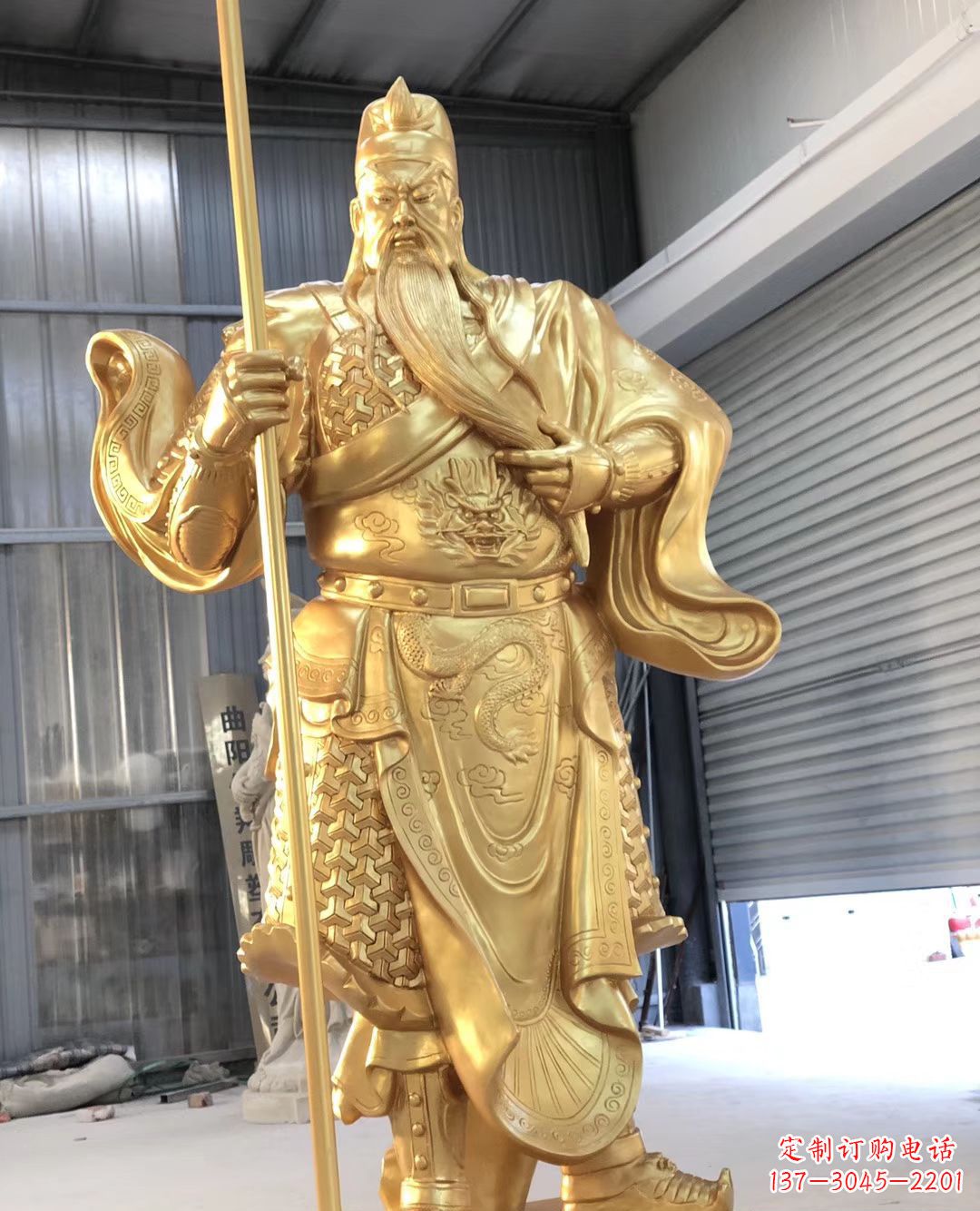 湖州铜雕武财神雕塑