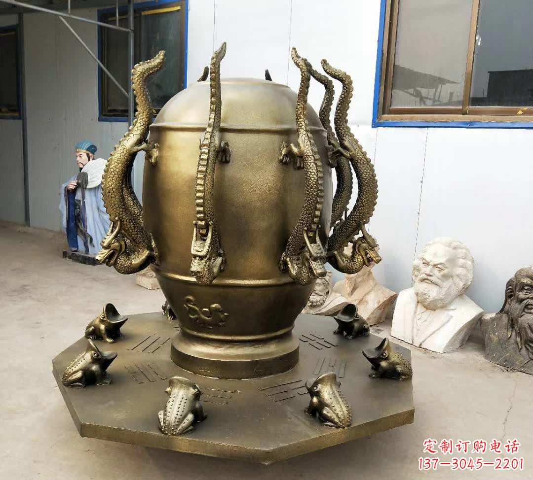 湖州铜雕校园景观地动仪