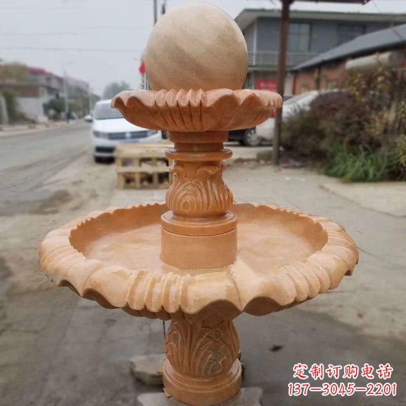 湖州晚霞红风水球