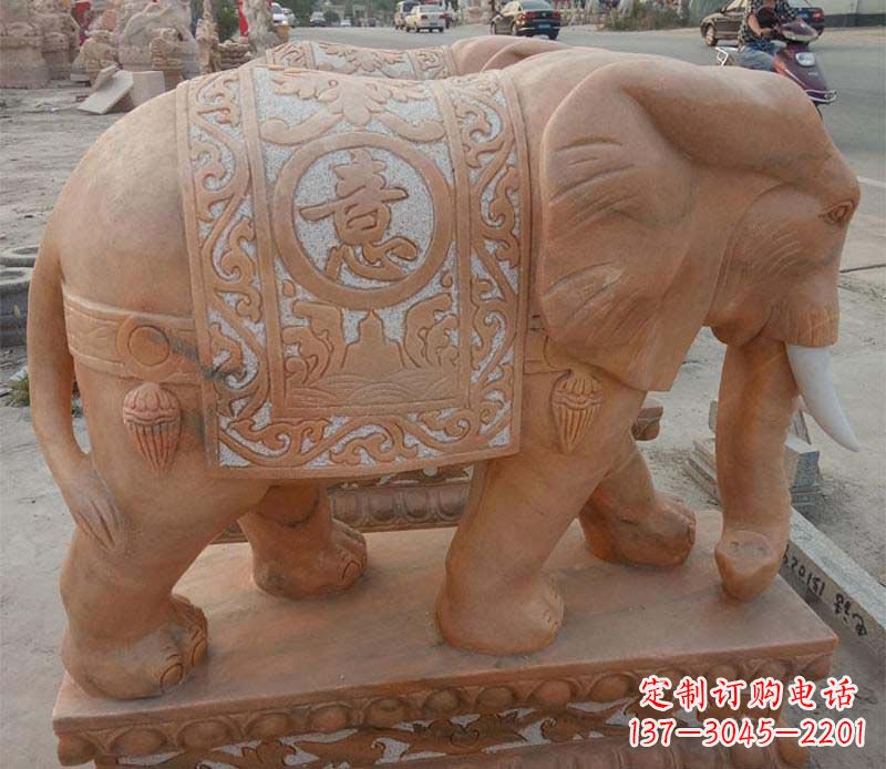 湖州晚霞红如意动物大象