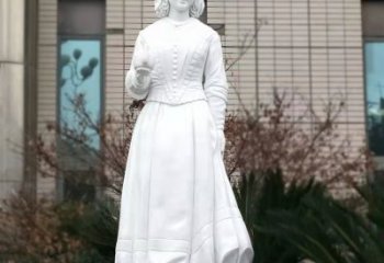 湖州纪念南丁格尔的精美雕塑