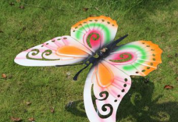 湖州暖色不锈钢蝴蝶雕塑--精致细腻如蝶般的自在