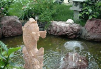 湖州艺术化的鲤鱼雕塑，让你家的氛围变得更加温馨