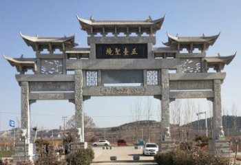 湖州青石牌坊雕塑：精美瑰丽古朴简洁