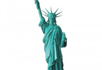 湖州青铜公园自由女神像，精美神像雕塑