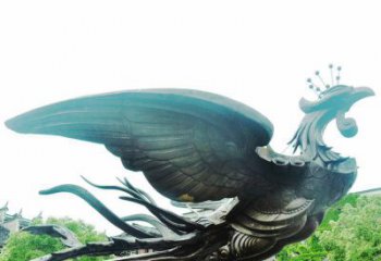 湖州青铜凤凰雕塑，传承古典魅力