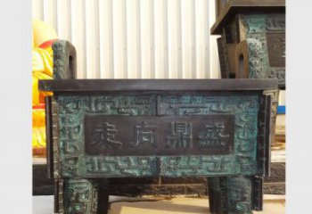 湖州青铜香炉雕塑，传承中国文化