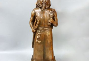 湖州尊贵的神农大帝铜雕塑