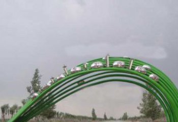 湖州中领雕塑|不锈钢拱门雕塑