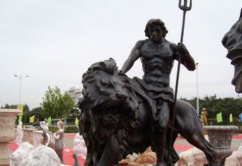 湖州狮子座铜雕：狮子雕塑把你的星座进行升华