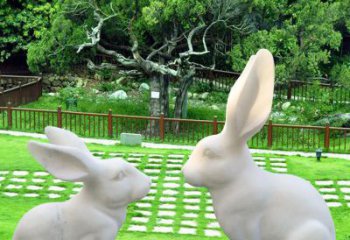 湖州中领雕塑定制独特的兔子雕塑