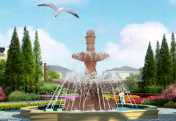 湖州石雕流水招财喷泉雕塑，让你迎接财运来临
