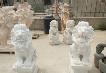湖州传承欧式历史的狮子雕塑