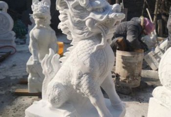 湖州正宗古典麒麟神兽招财动物雕塑