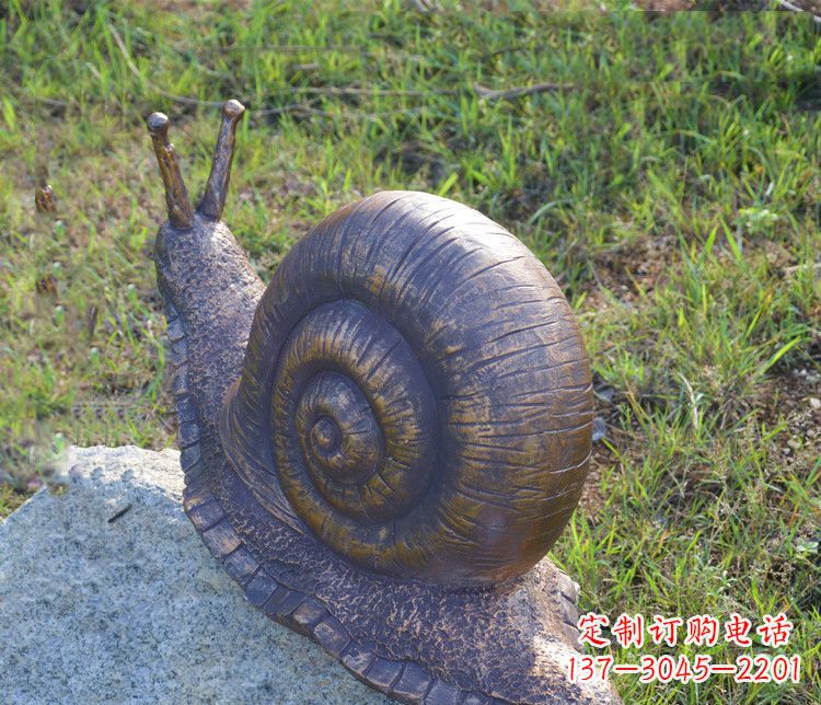 湖州蜗牛铜雕
