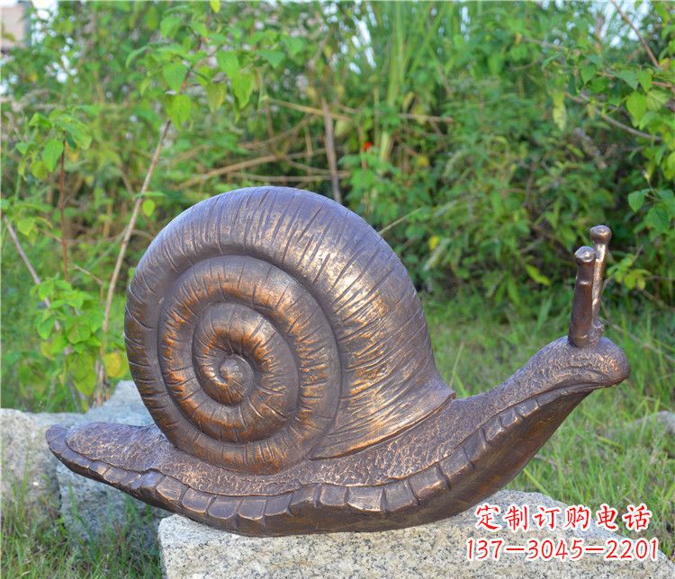湖州蜗牛铜雕塑