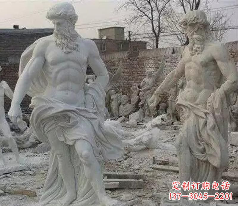 湖州西方阿基米德人物石雕