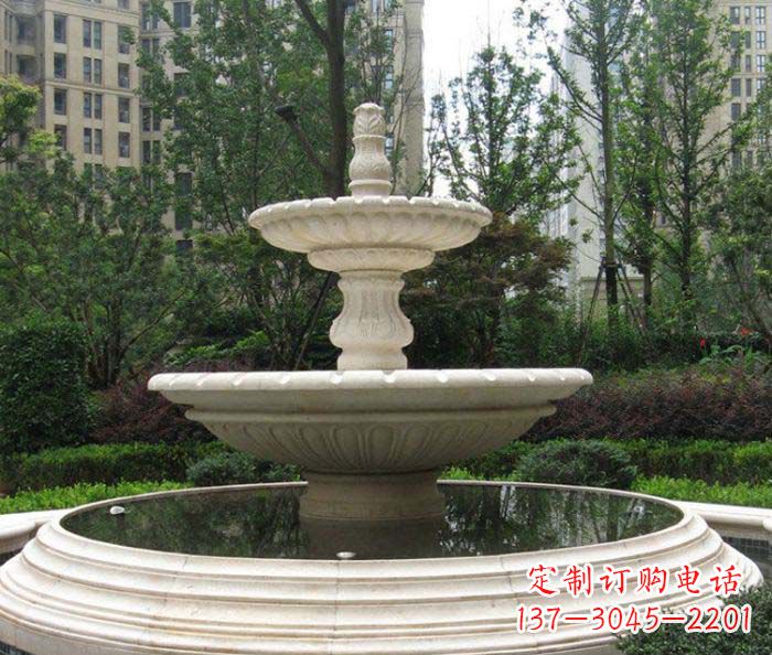 湖州小区景观欧式喷泉石雕 (2)