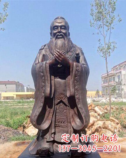 湖州校园孔子雕像 (2)