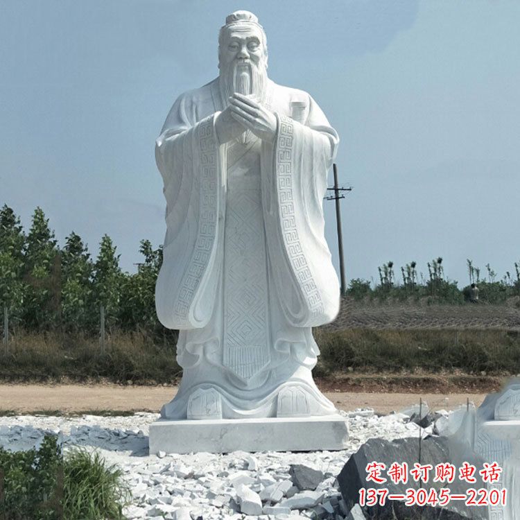 湖州校园孔子人物雕像