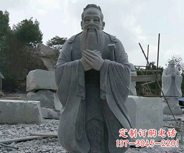 湖州校园孔子人物石雕