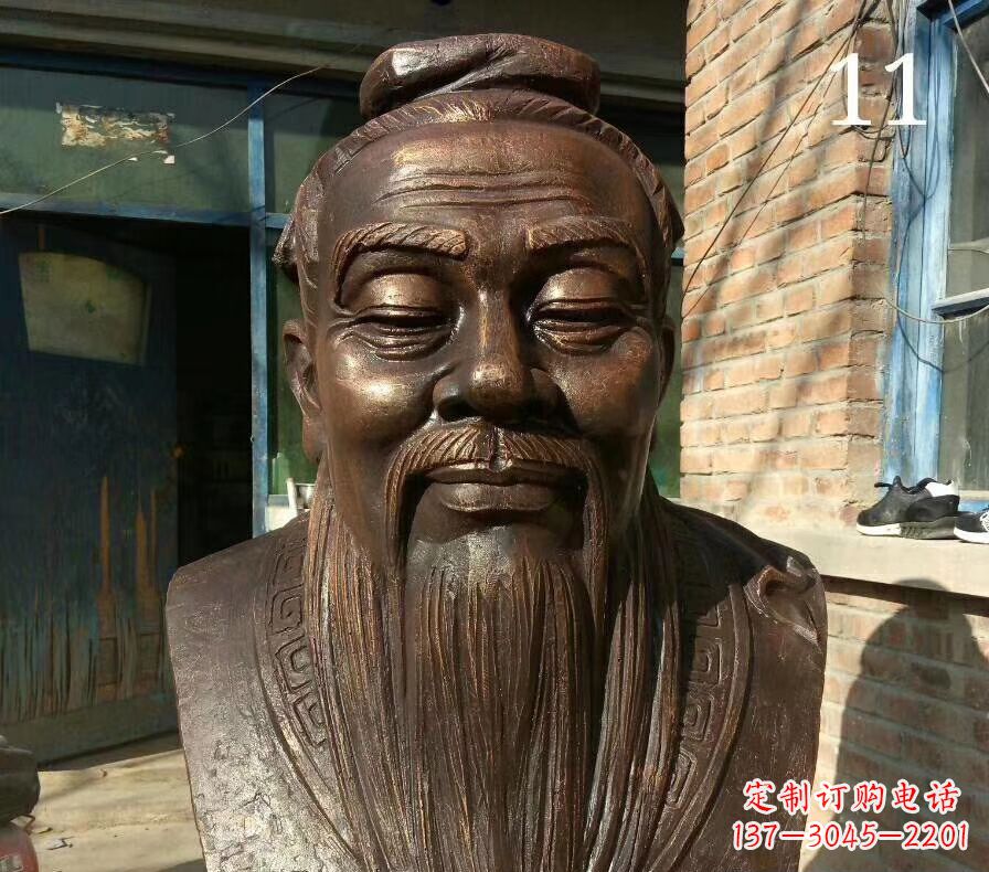 湖州校园名人铜雕 人物雕塑