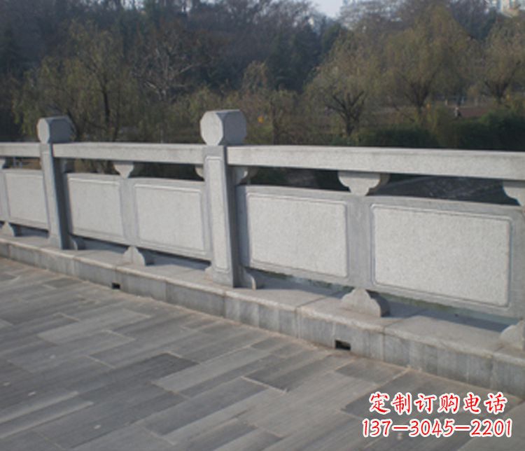 湖州园林仿古石栏板景观石雕 (7)
