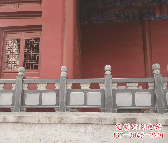 湖州园林仿古石栏板景观石雕 (8)