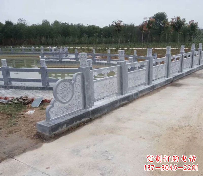 湖州园林仿古石栏板景观石雕 (11)