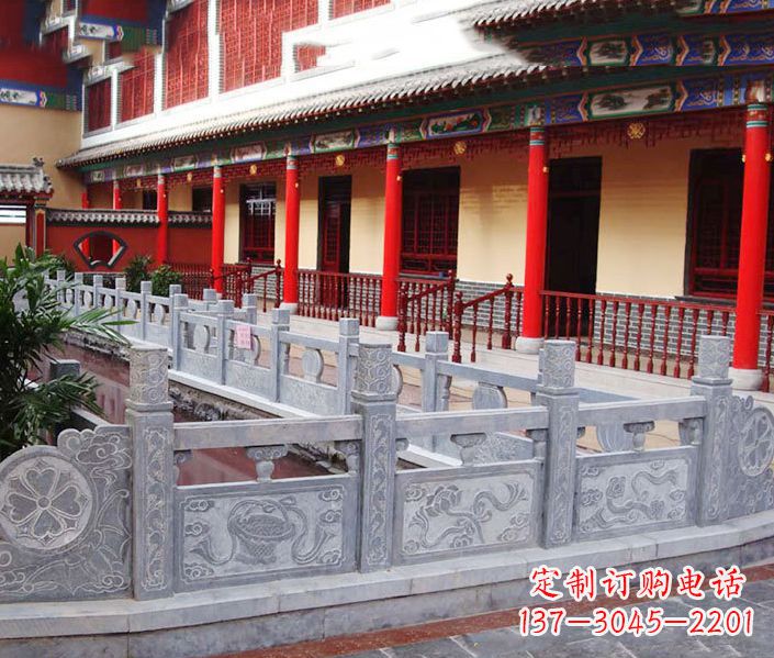 湖州园林仿古石栏板景观石雕 (12)