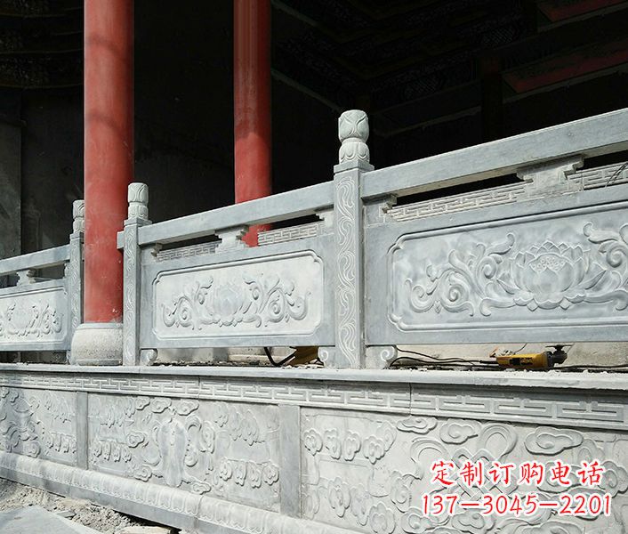 湖州园林仿古石栏板景观石雕_1 (3)