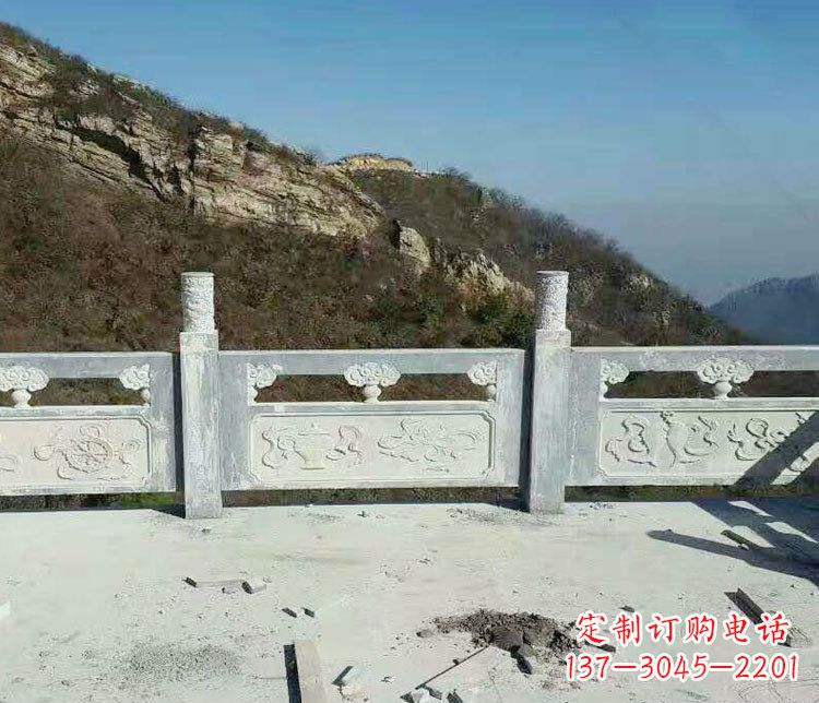 湖州园林仿古石栏板景观石雕_2 (3)
