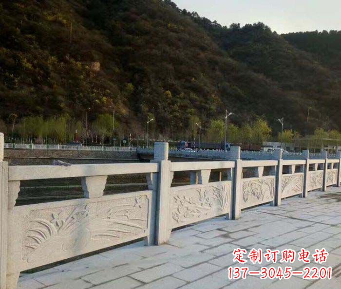 湖州园林景观大理石浮雕栏板