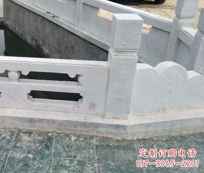 湖州园林景观大理石栏板雕塑 (7)