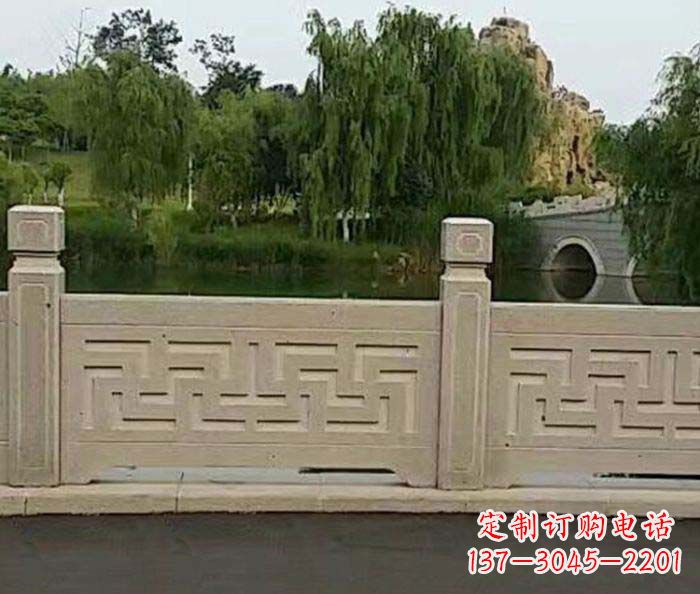 湖州园林景观大理石栏板石雕 (4)