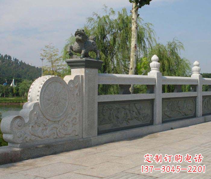 湖州园林景观大理石栏板雕塑
