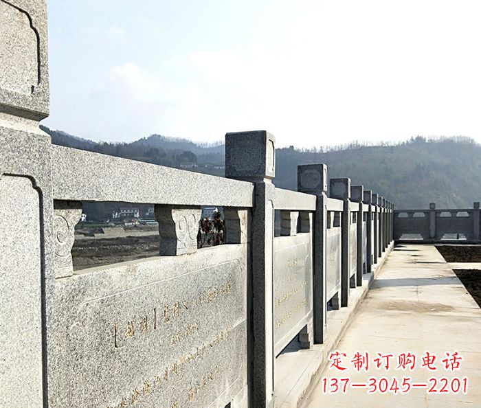 湖州园林景观大理石栏板石雕 (14)