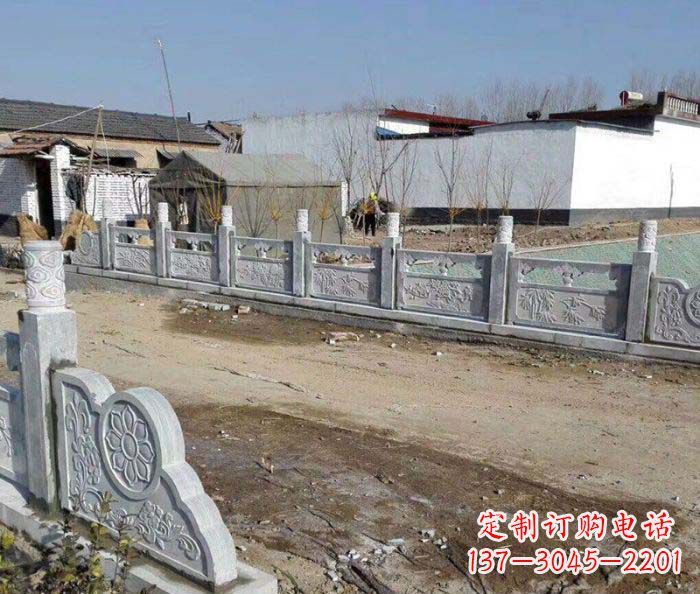 湖州园林景观仿古栏板石雕