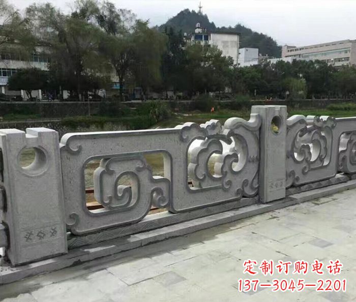 湖州园林景观仿古石雕栏板_1