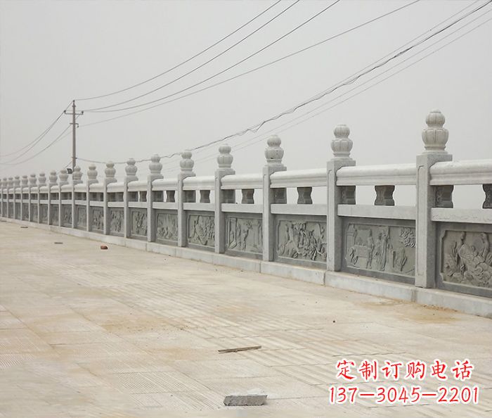 湖州园林景观仿古石雕栏板_2