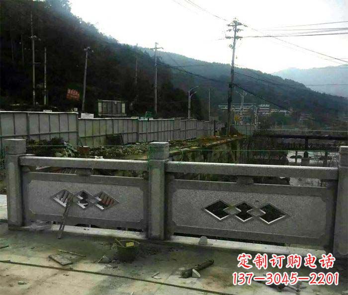 湖州园林景观仿古石浮雕栏板 (2)